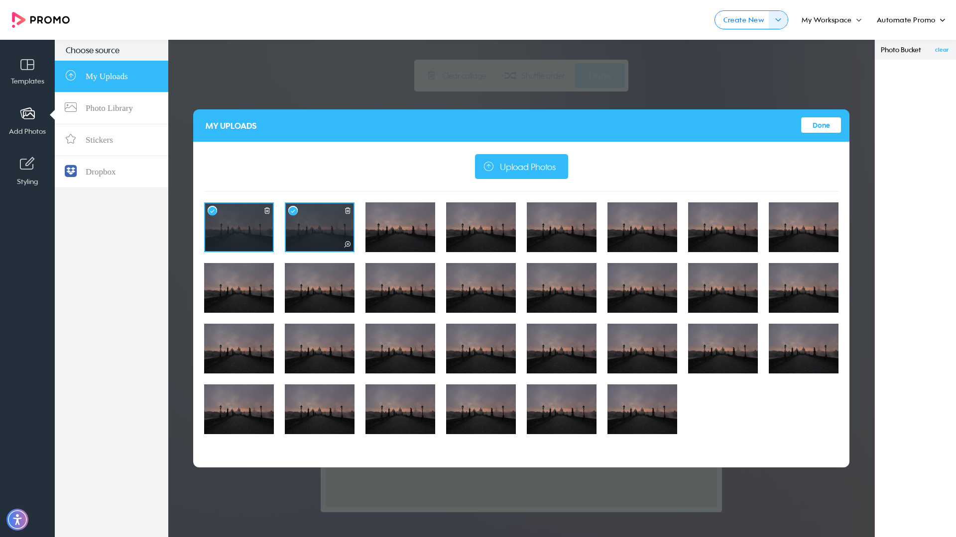 Test failure screenshot